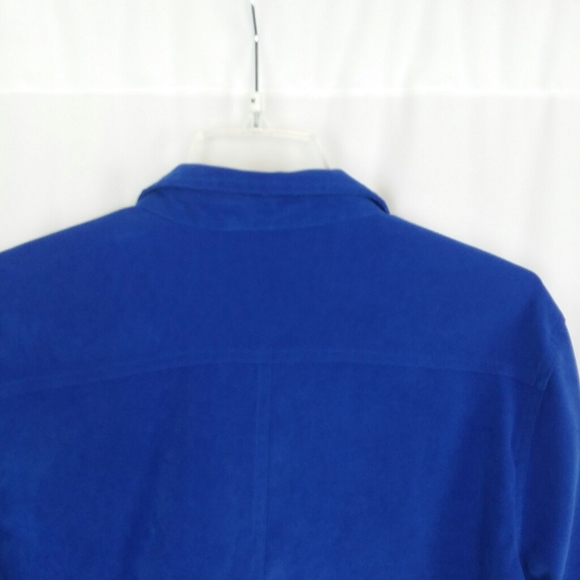 5 For $20.00 Sag Harbor Button Down Blouse, Blue, Size 14 - Picture 4 of 11